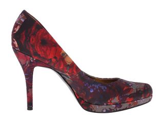 Nine West Kristal Red Multi Fabric