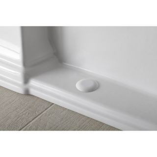 Kohler K 6669 Memoirs Stately Comfort Height 2 Piece Elongated 1 28 GPF Toilet with AquaPiston Flush Technology Concealed Trapway and Left Hand Trip L