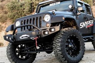 Westin   Marksman Bull Bar Front Bumper   Fits 2007 to 2016 JK Wrangler, Rubicon and Unlimited