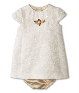 Dolce & Gabbana Kids Ceremony Embroidered Dress Set (Infant)