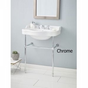 Cheviot 350 22 WH 4 575 CH Antique White/Chrome  Console Tables Bathroom Sinks