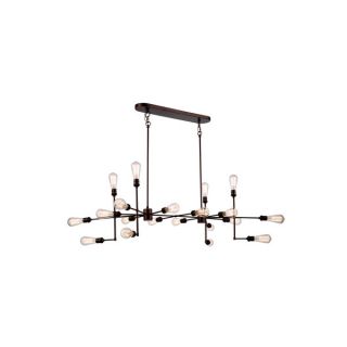 Elegant Lighting Ophelia Collection 1139 Pendant Lamp with Cocoa Brown
