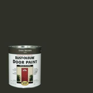 Rust Oleum Stops Rust 1 qt. Dark Brown Door Paint (2 Pack) 238313