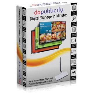 doPublicity D424 Digital Signage Player with 1 Year D424 SAAS+A